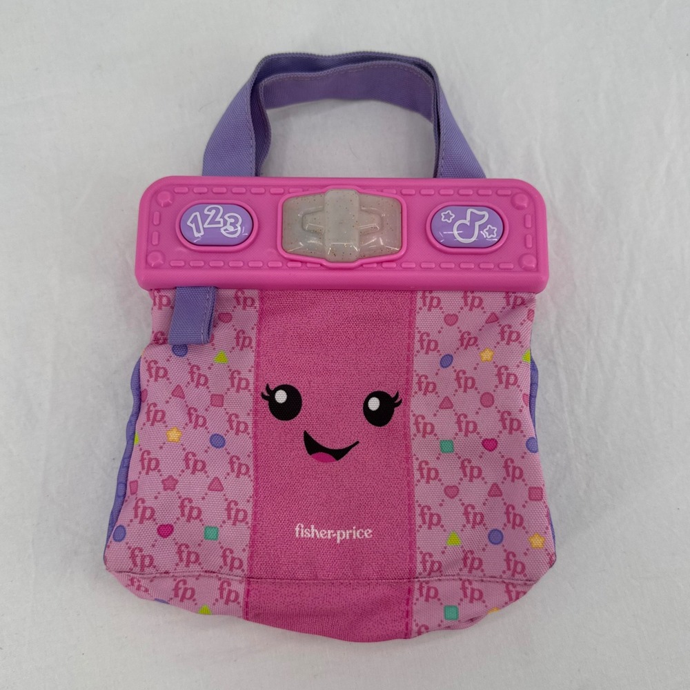 Fisher-Price Laugh & Learn Going Places Learning Purse Toddler Pink Musical Toy